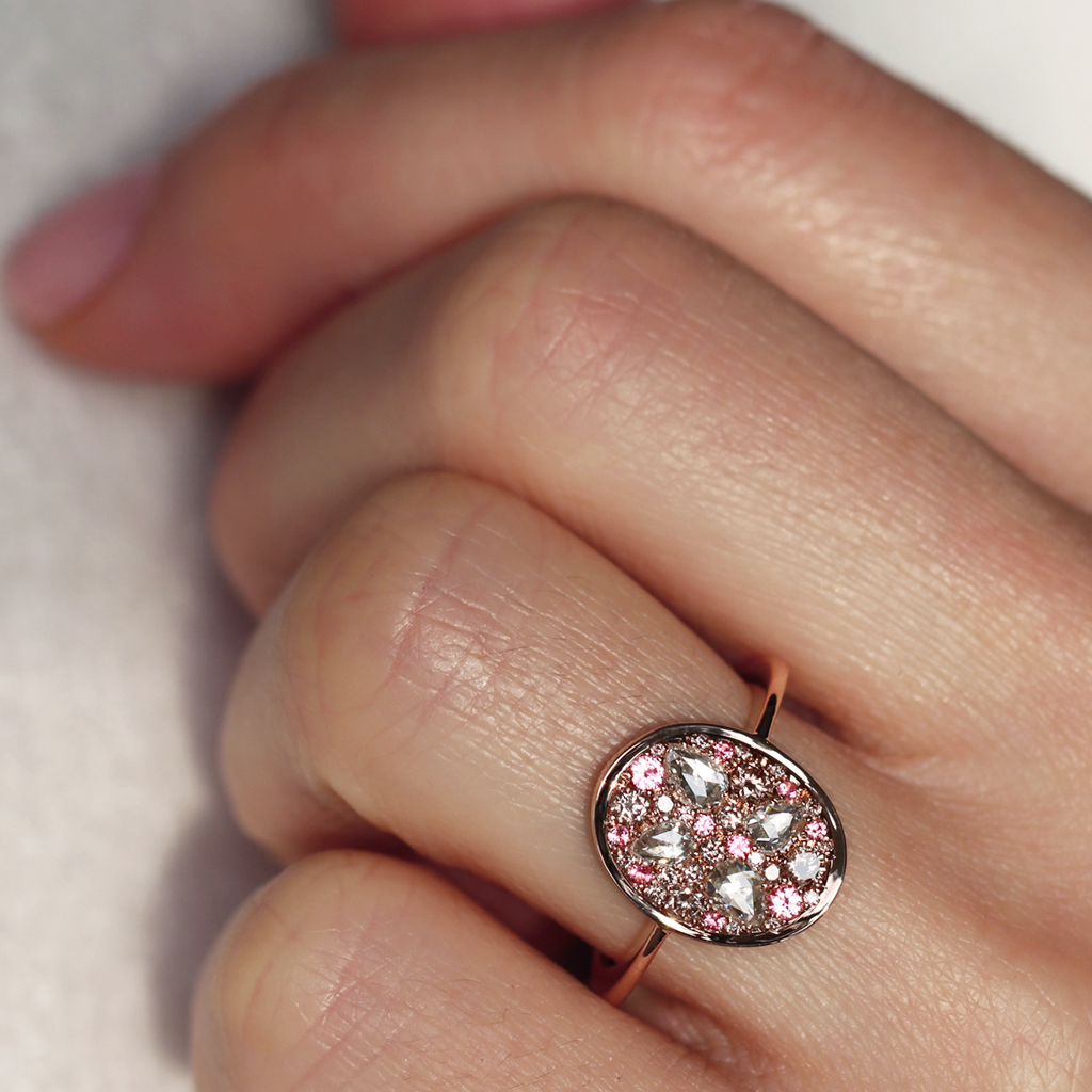 14k Rose Gold Elongated Emerald Cut Pink Morganite Diamond Engagement –  Brilliant Facets